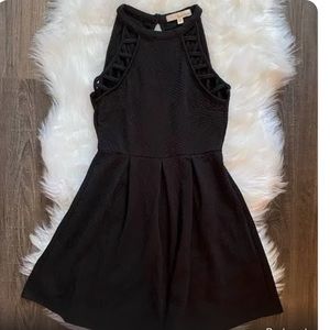 Rewind women’s black mini dress‎ with cut-outs